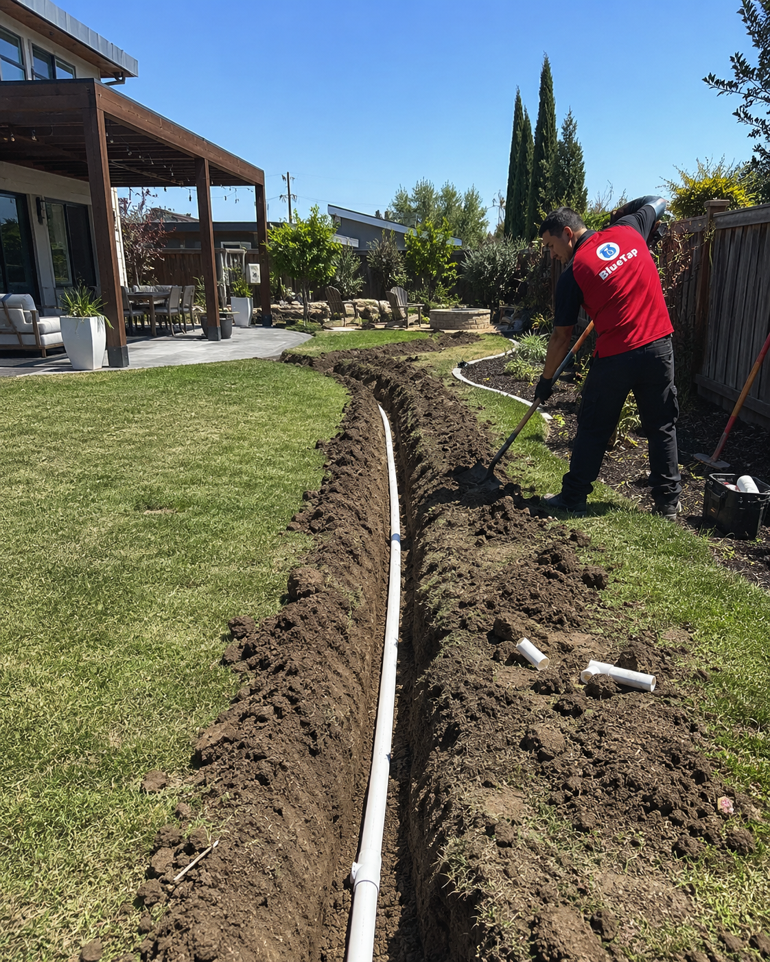 Irrigation system design and installation work