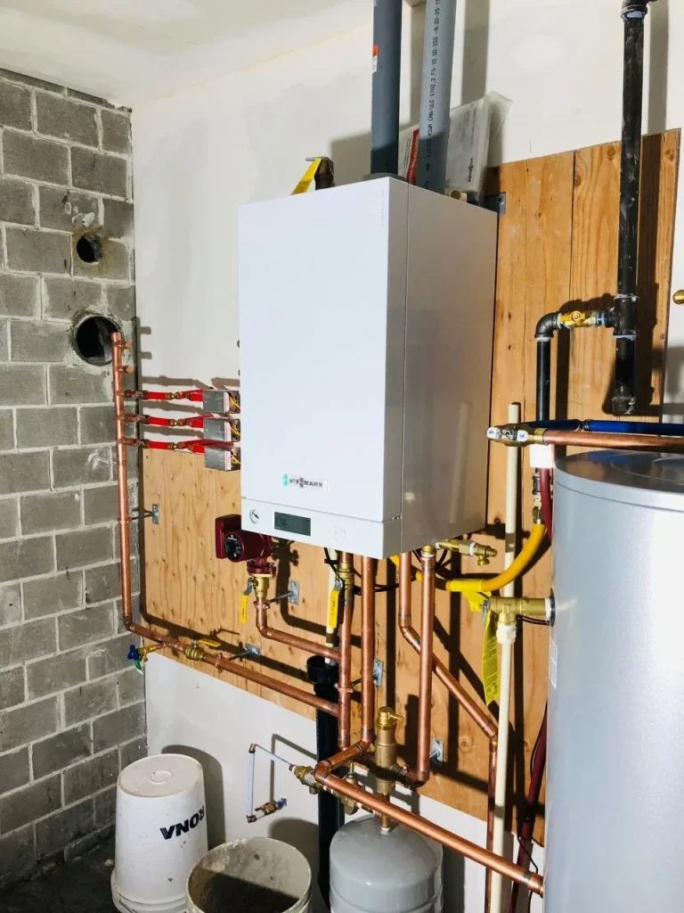 BlueTap boiler copper manifold