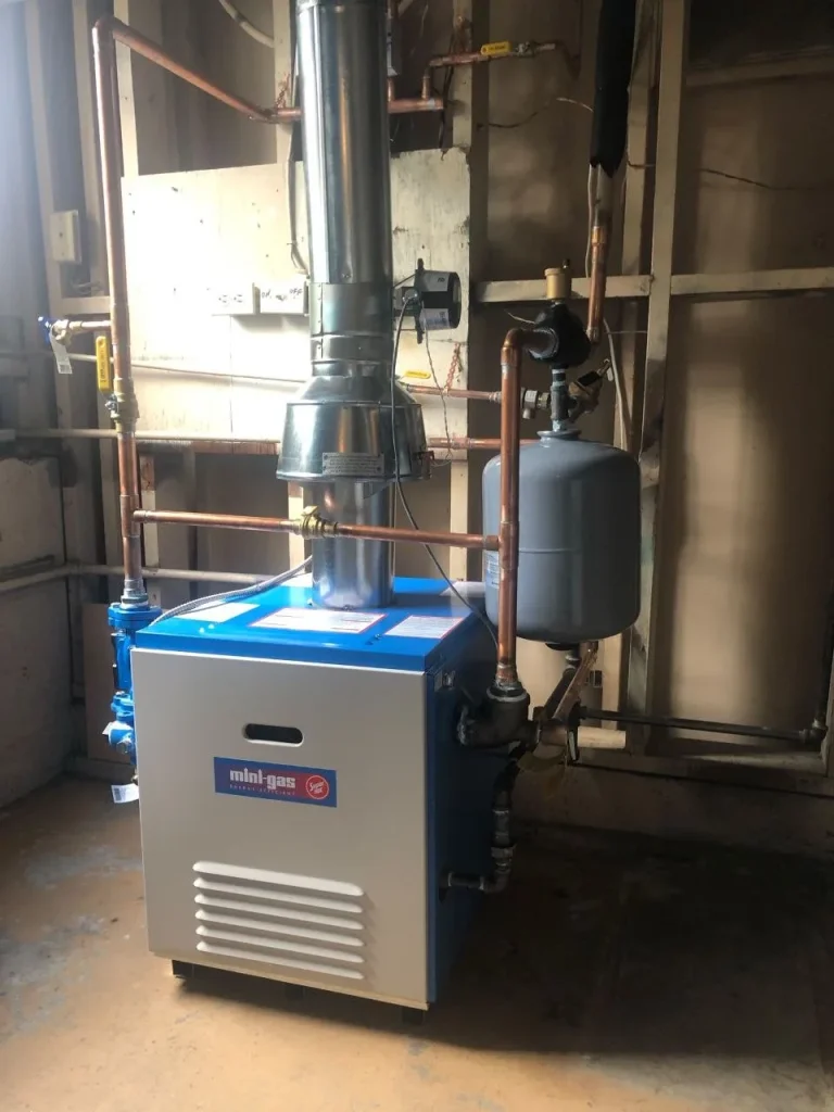 Boiler with expansion tank