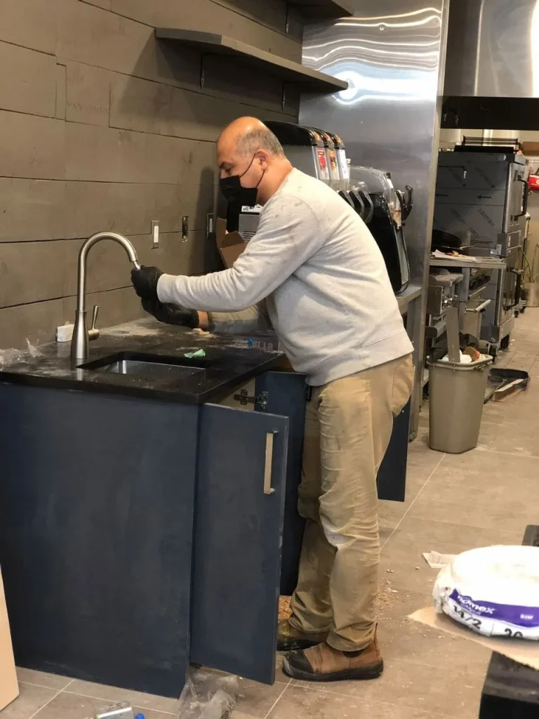BlueTap faucet installation